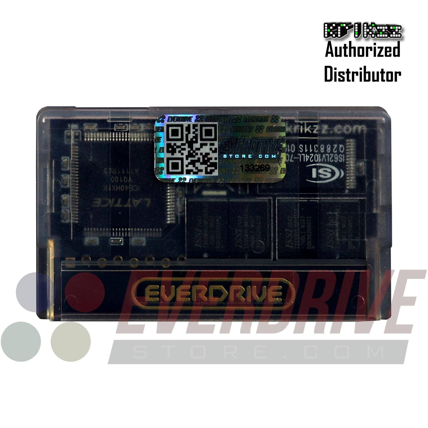 Everdrive GBA Mini - Frosted Black by Krikzz for GBA