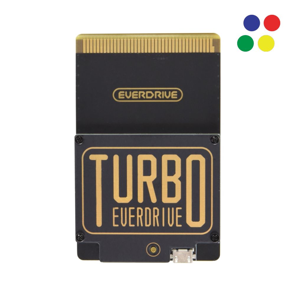 Turbo Everdrive Pro - Black by Krikzz for TurboGrafx-16 or PC-Engine