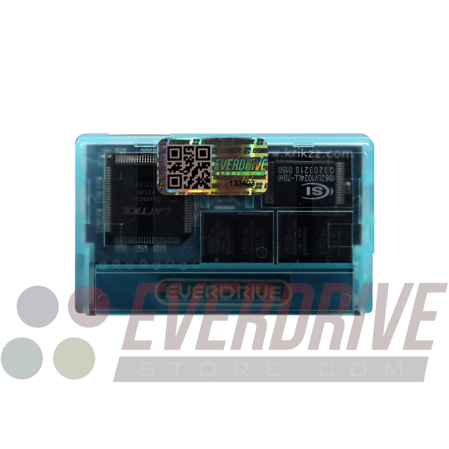 Everdrive GBA Mini - Frosted Turquoise by Krikzz for GBA