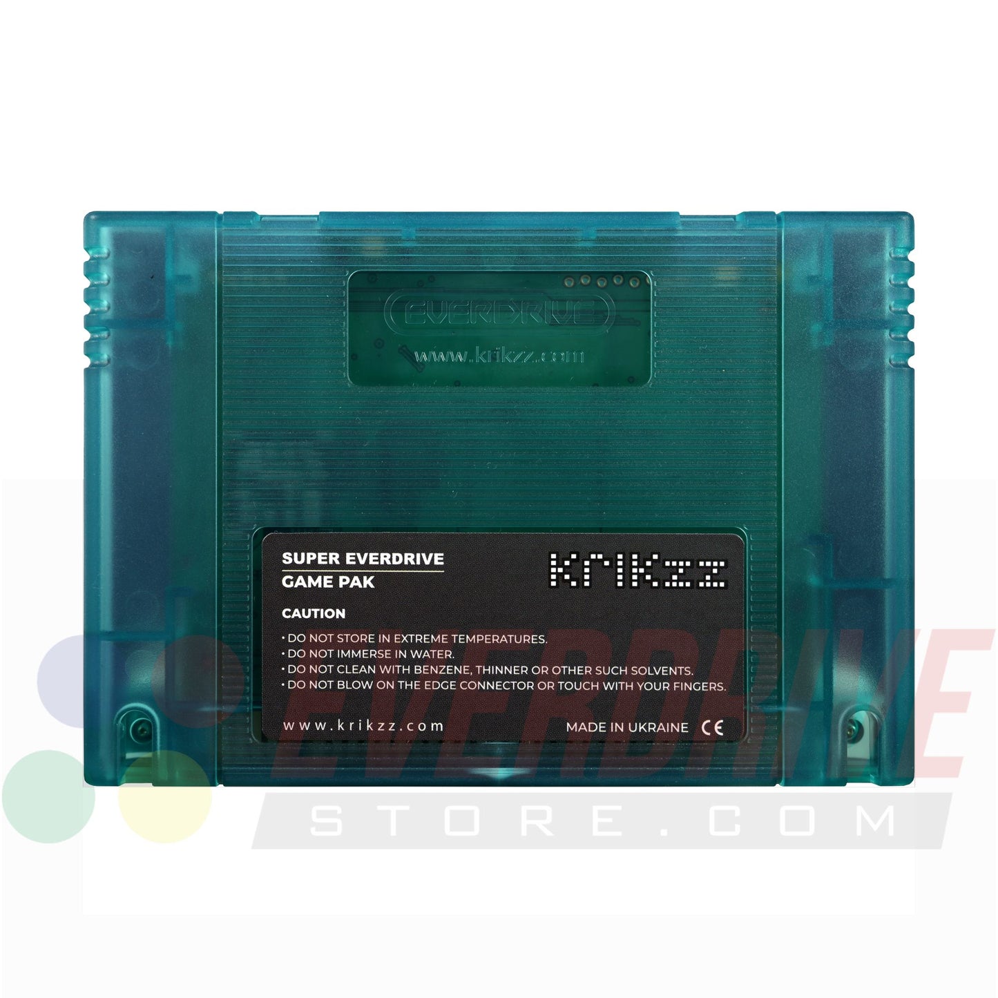 Super Everdrive X6 DSP - Frosted Turquoise by Krikzz for SNES or Super Famicom