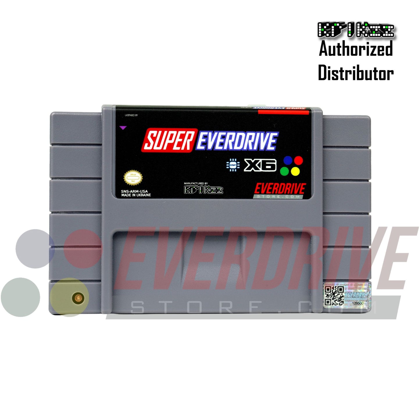 Super Everdrive X6 DSP NAS - Gray by Krikzz for SNES