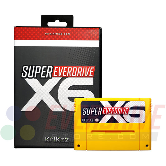 Super Everdrive X6 DSP - Yellow by Krikzz for SNES or Super Famicom