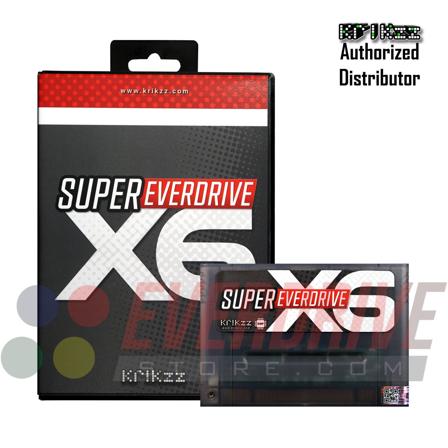 Super Everdrive X6 DSP - Frosted Black by Krikzz for SNES or Super Famicom