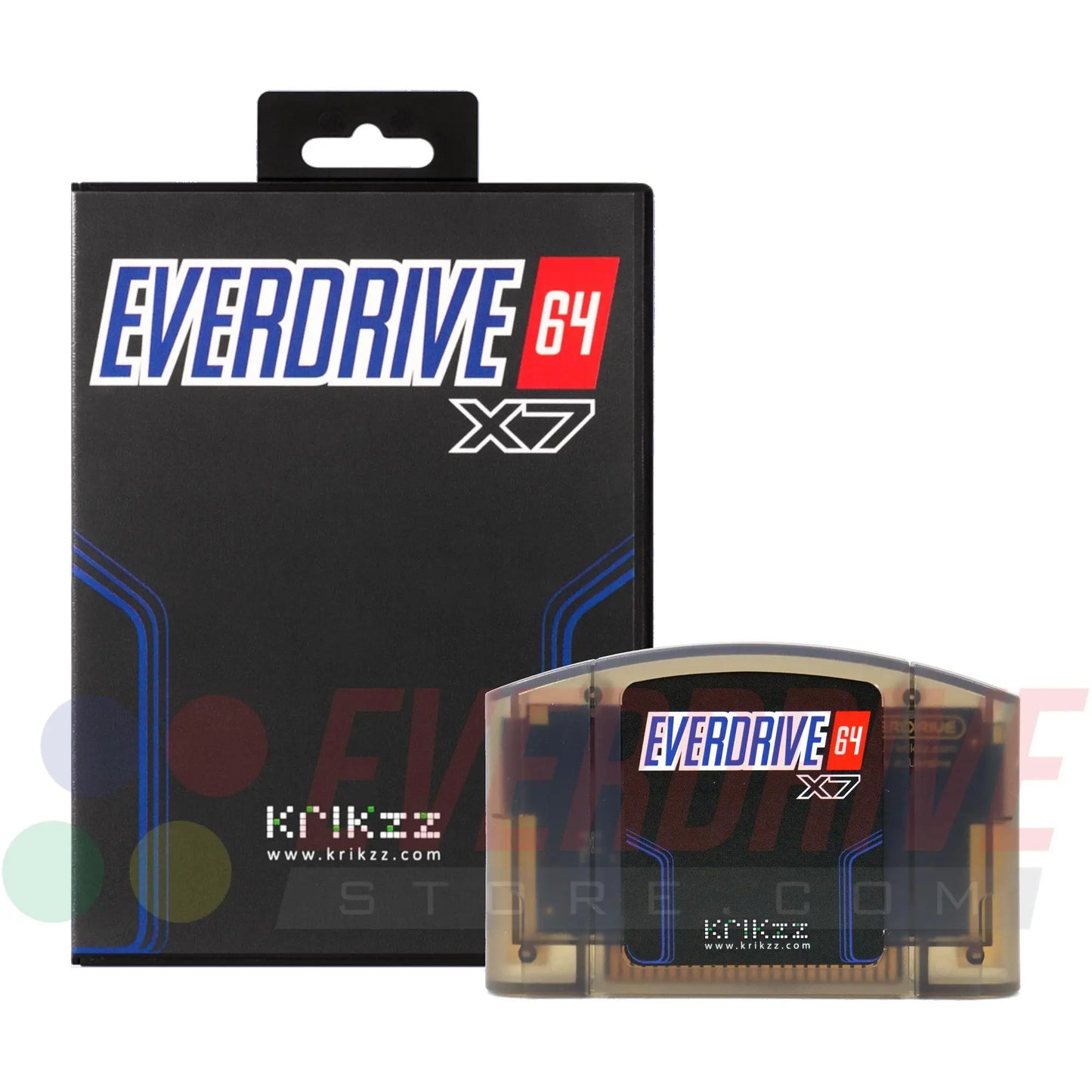 Everdrive 64 X7 - Frosted Black by Krikzz for N64 Krikzz