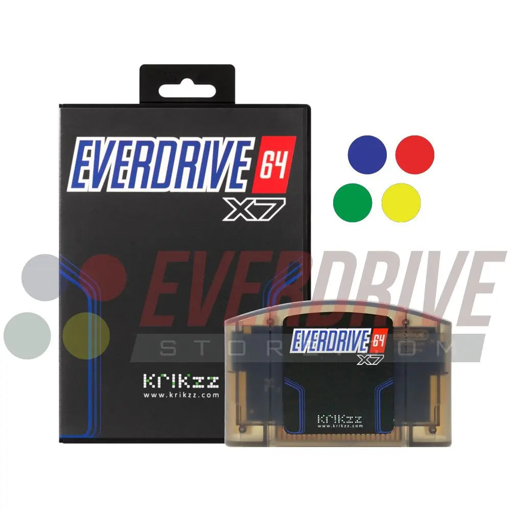 Everdrive 64 X7 - Frosted Black by Krikzz for N64 Krikzz