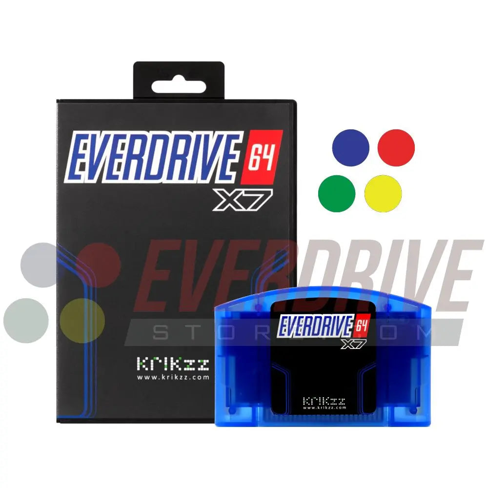 Everdrive 64 X7 - Frosted Blue by Krikzz for N64 Krikzz