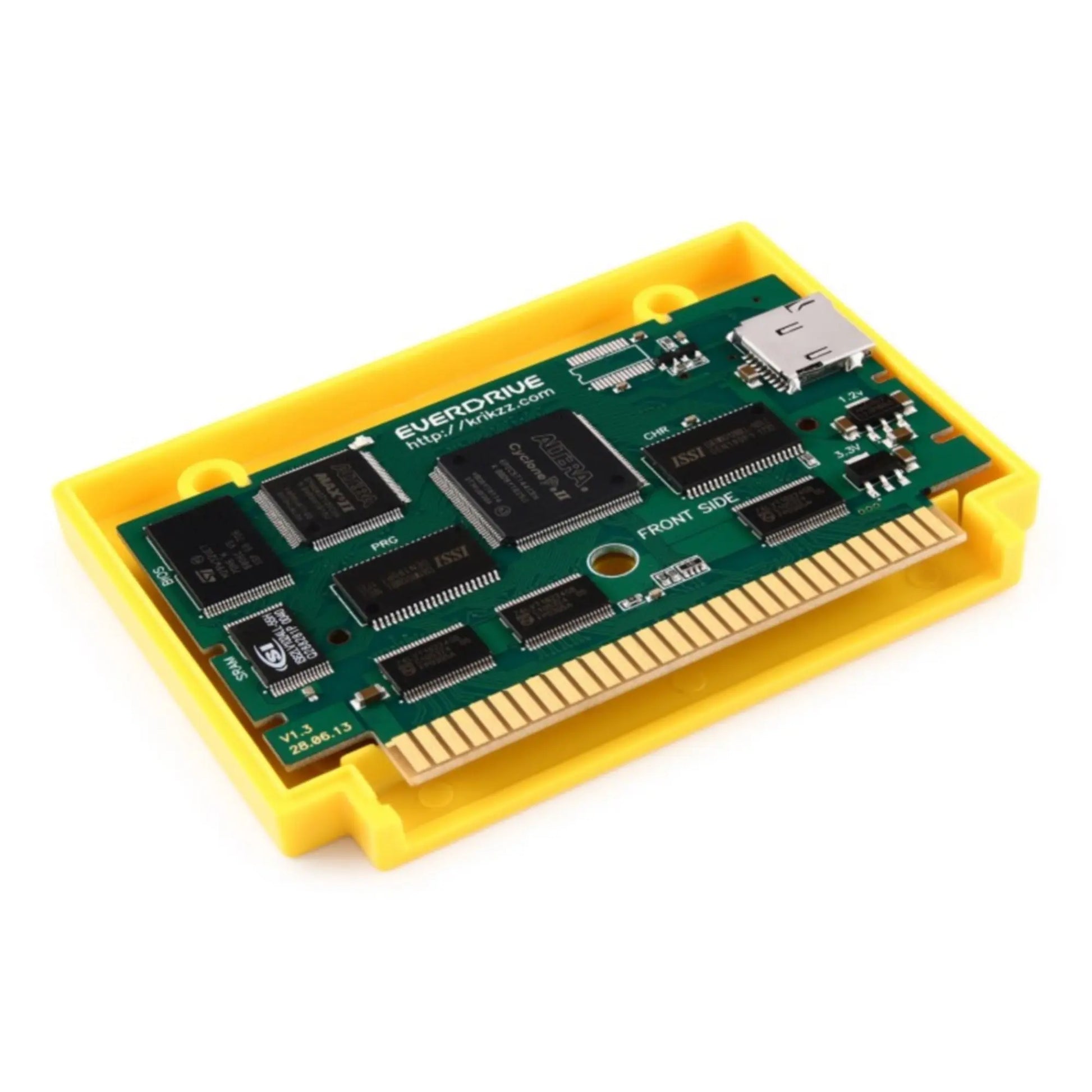 Everdrive N8 - Yellow by Krikzz for Famicom Krikzz