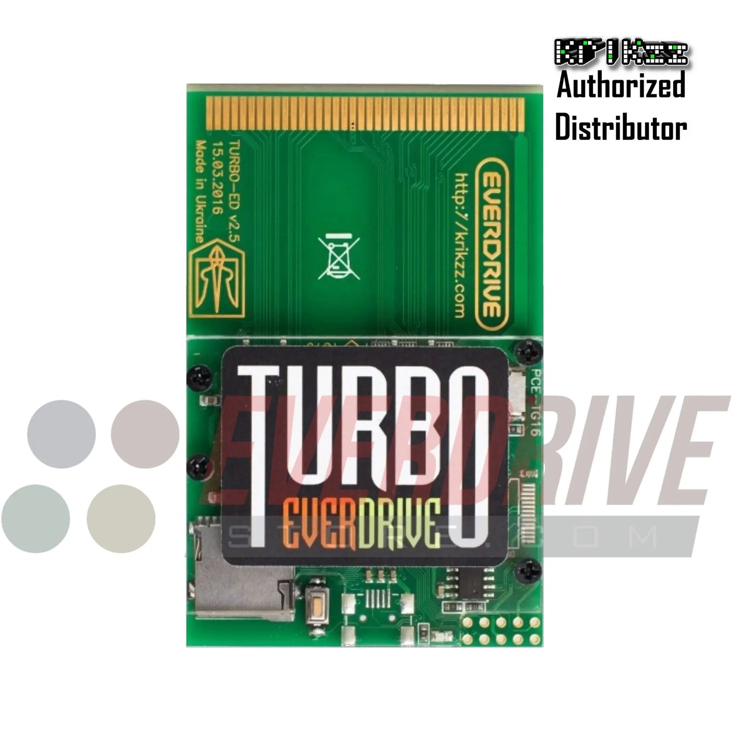 Everdrive Turbo V2.5 - With Shell by Krikzz for Turbo Grafx-16 or PC-Engine Krikzz