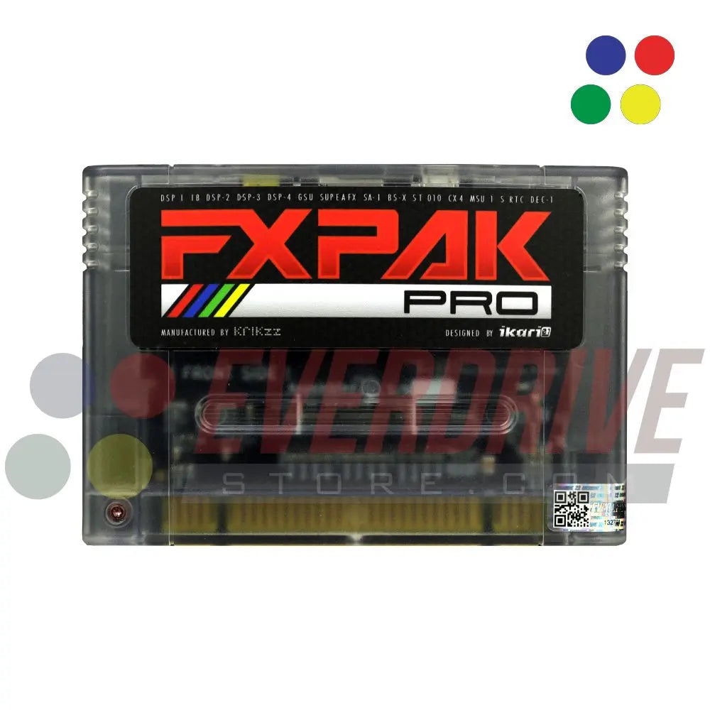 FXPAK Pro - Frosted Clear by Krikzz for SNES or Super Famicom Krikzz