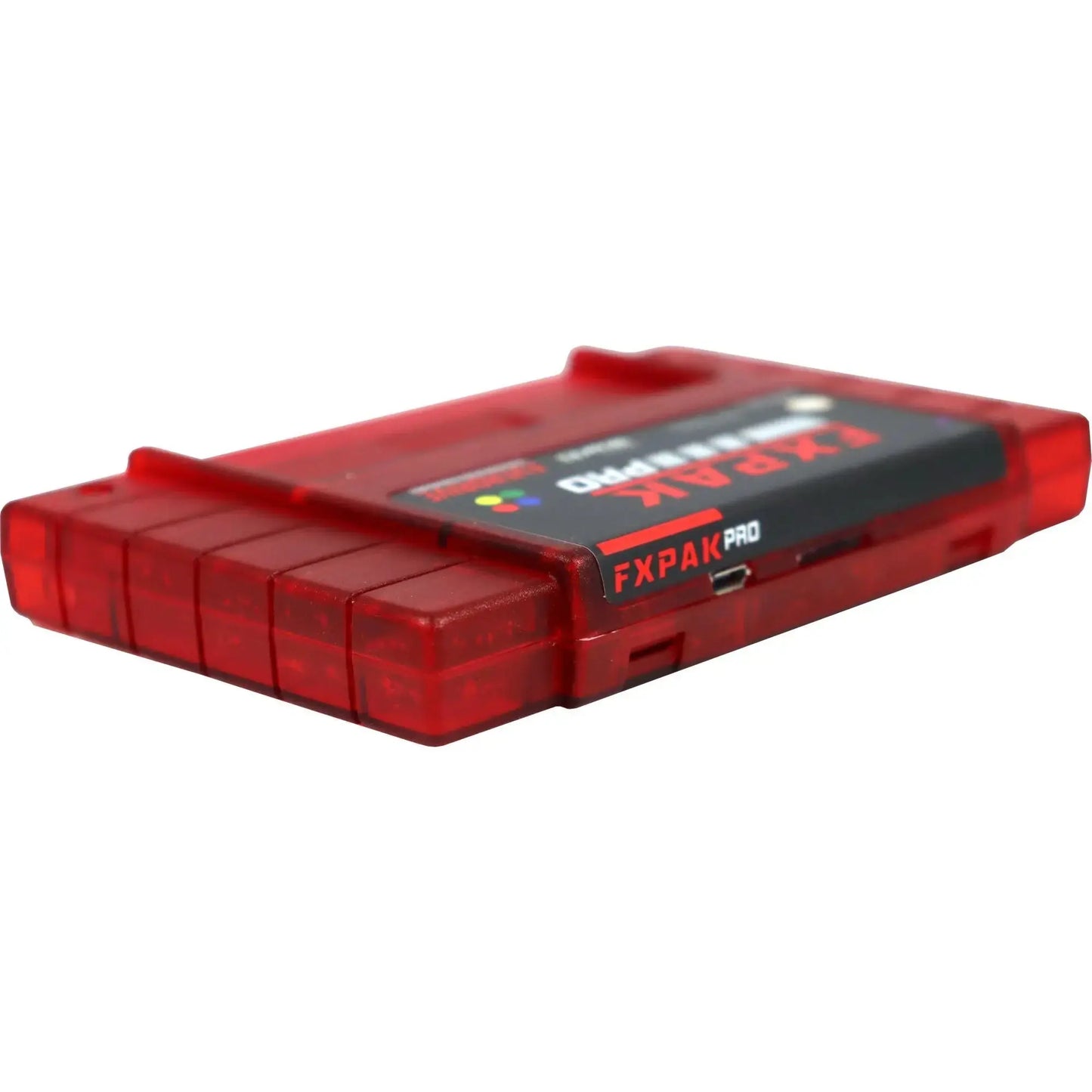 FXPAK Pro NAS - Frosted Red by Krikzz for SNES EverdriveStore.com