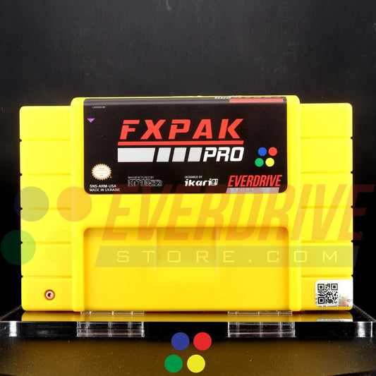 FXPAK Pro NAS - Yellow by Krikzz for SNES EverdriveStore.com