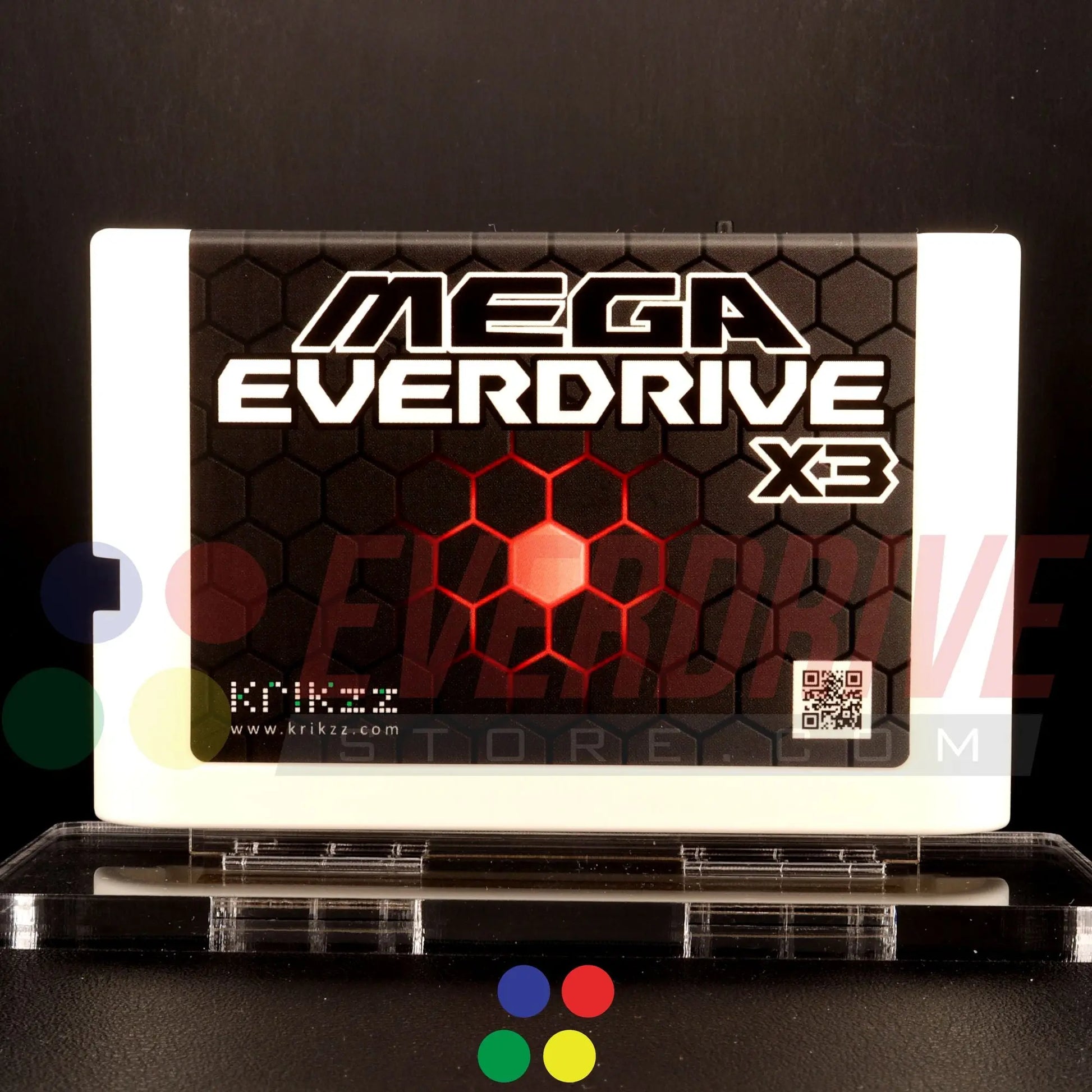 Mega Everdrive X3 - White by Krikzz for Genesis or Mega Drive Krikzz