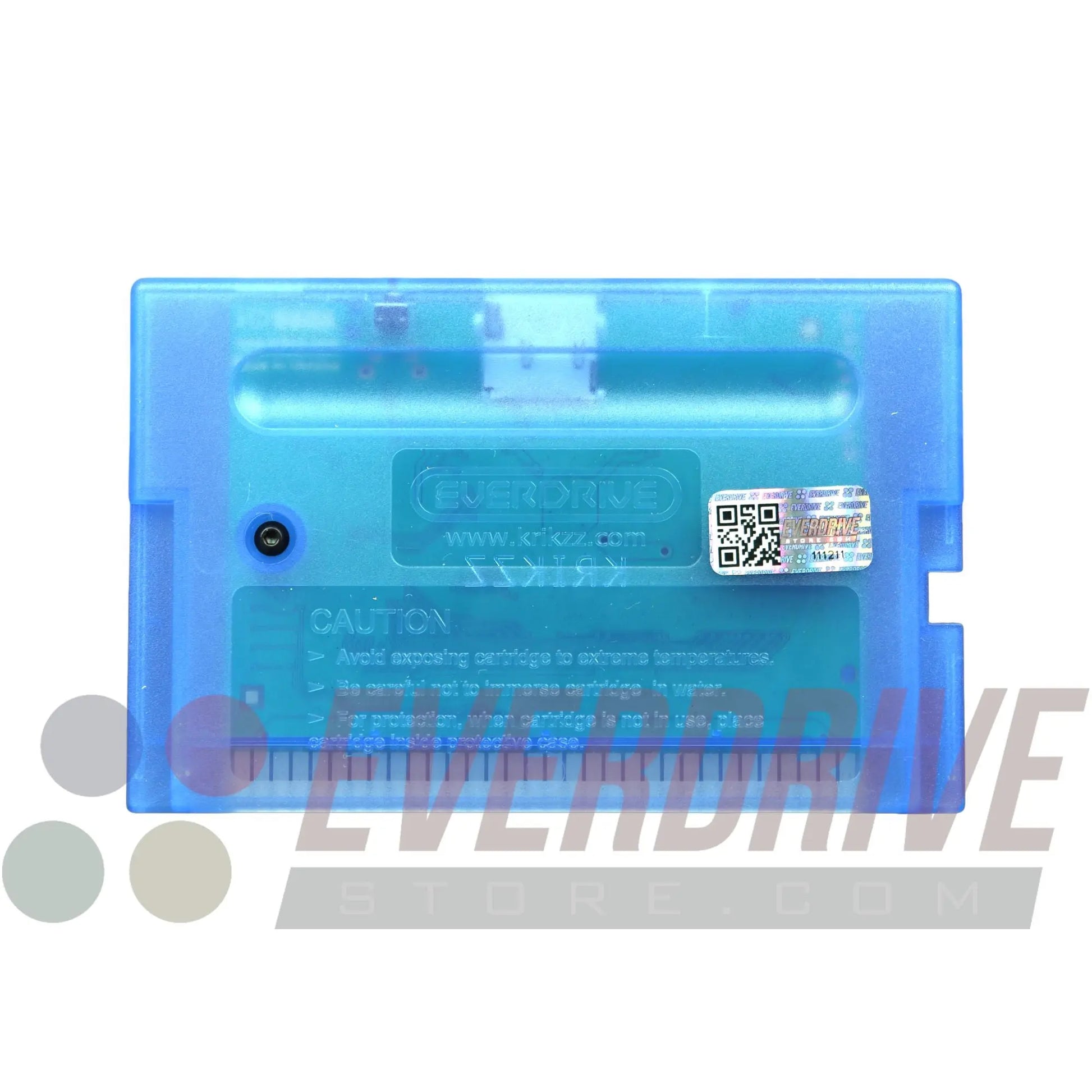 Mega Everdrive X5 - Frosted Blue by Krikzz for Genesis or Mega drive KRIKzz