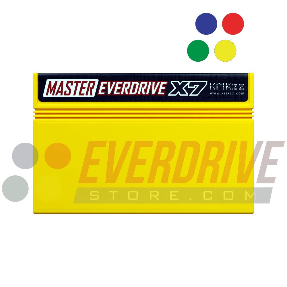 Master Everdrive X7 - Yellow by Krikzz for Master system